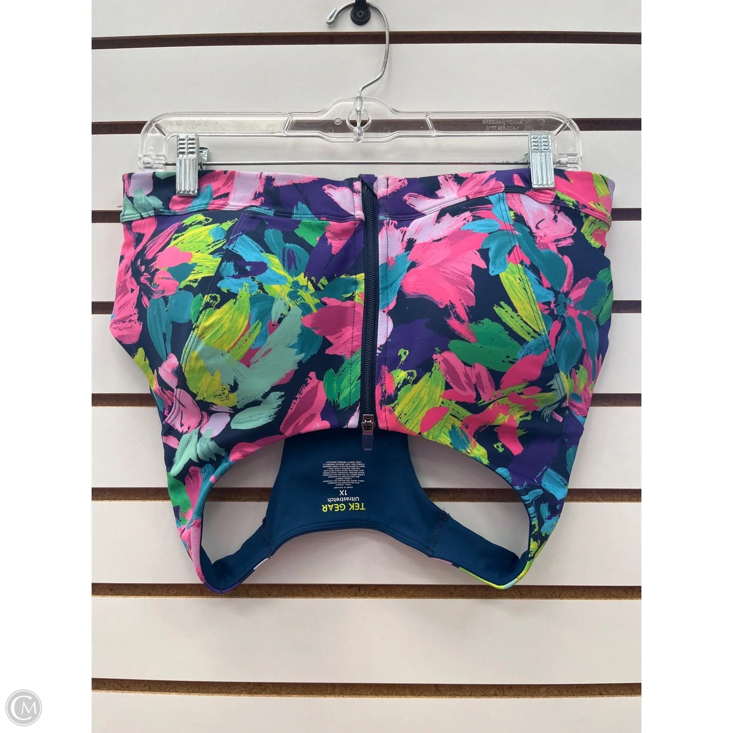 Athletic Bra By Tek Gear In Blue, Size: 1x