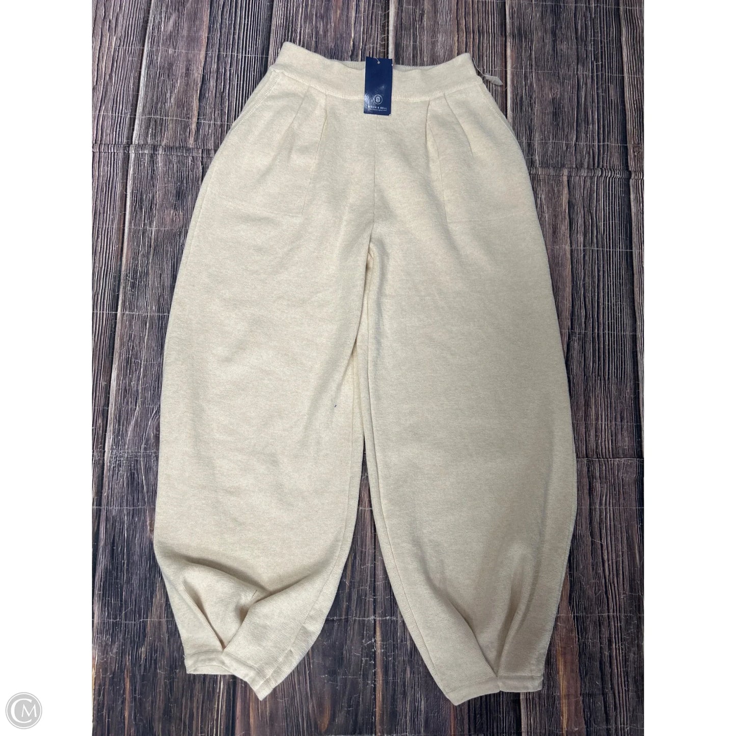Pants Lounge By Tea N Rose In Cream, Size: M