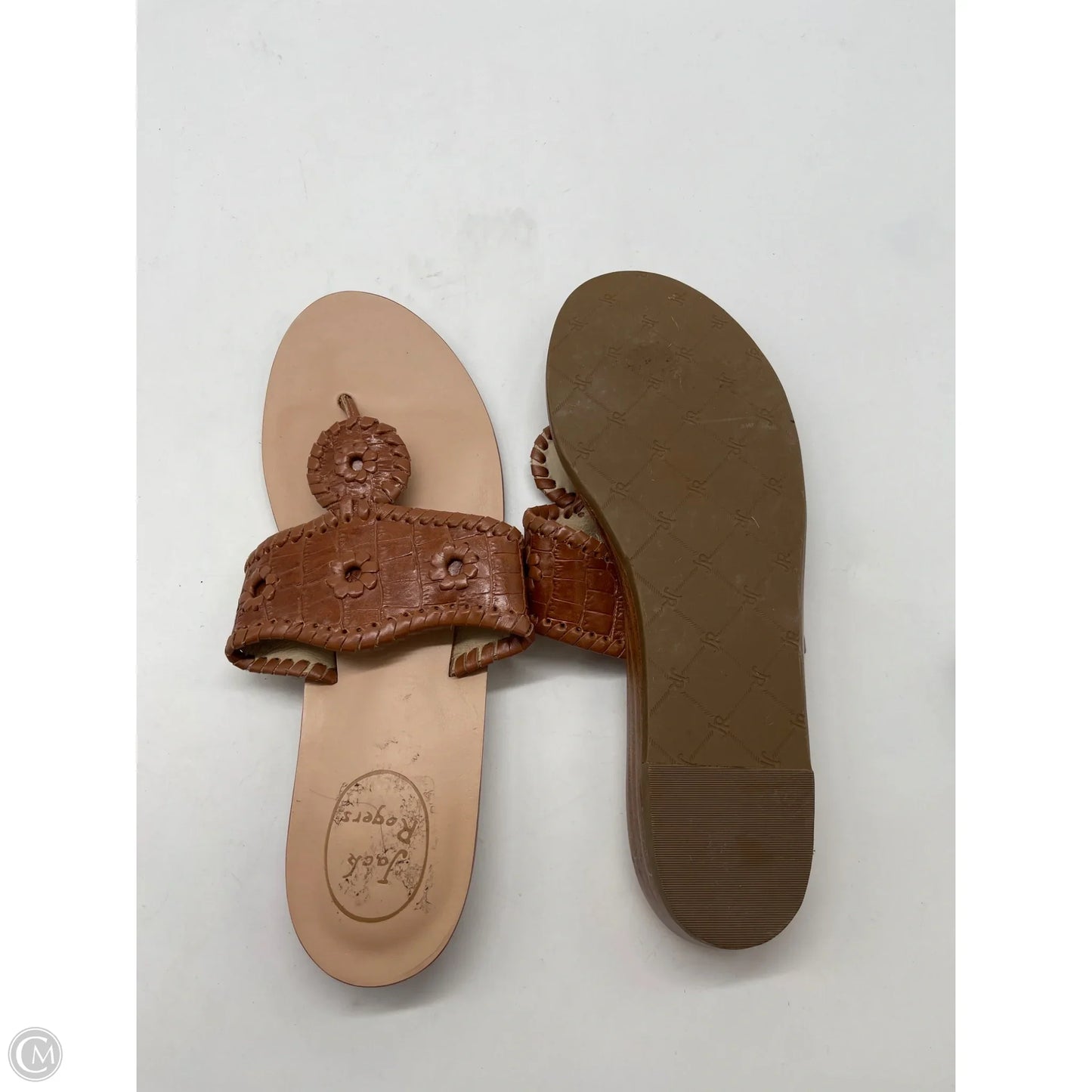 Sandals Flats By Jack Rogers In Brown, Size: 8