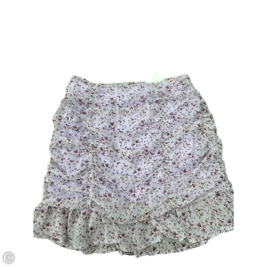 Skirt Mini & Short By Sage In Purple, Size: S