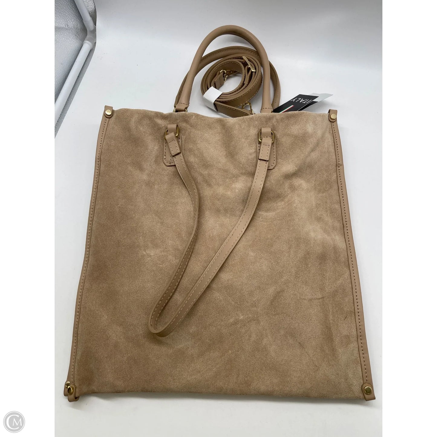 Crossbody Leather By Cmb, Size: Large