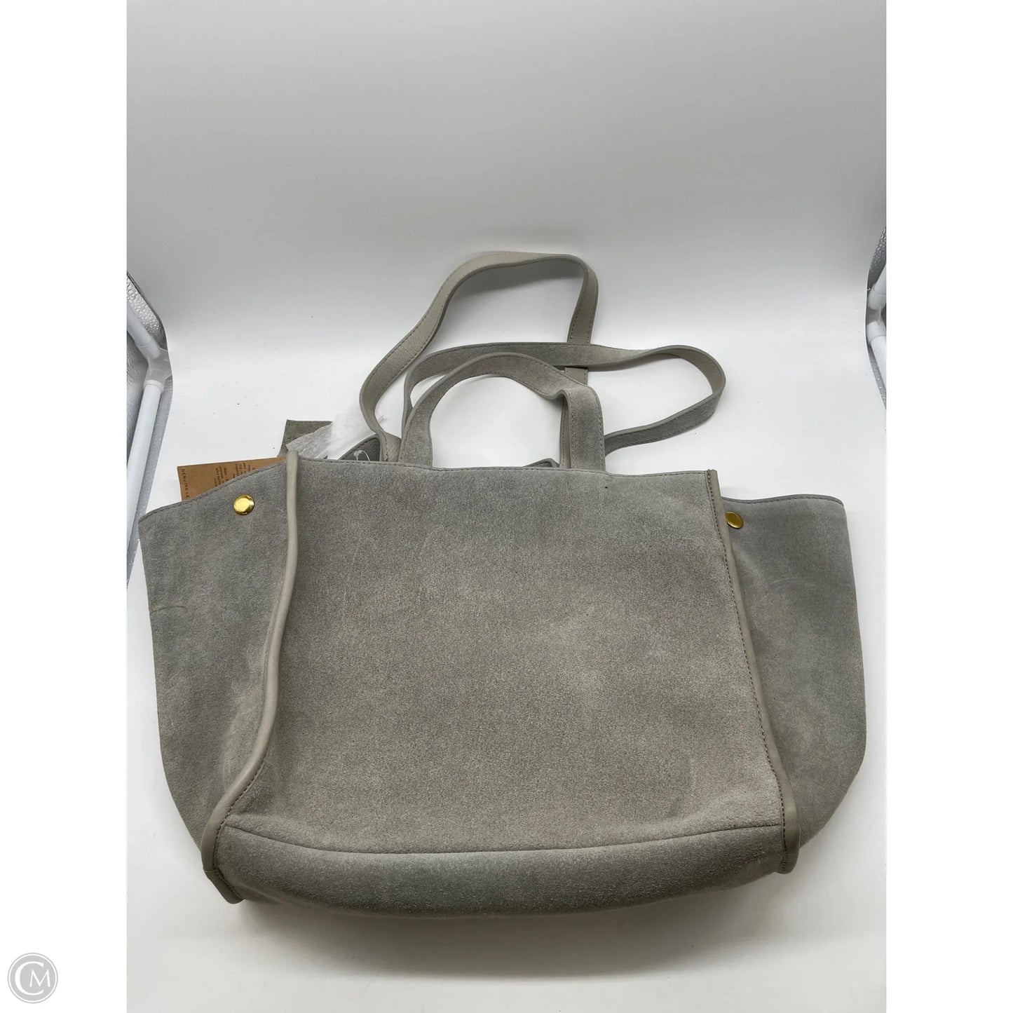 Handbag Leather By Margot, Size: Medium