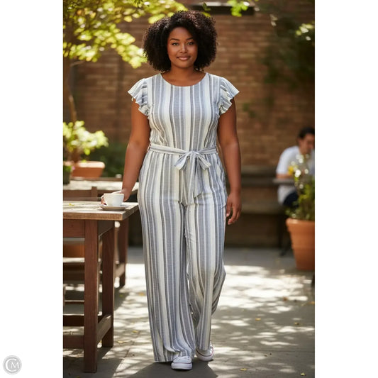 Jumpsuit By Lane Bryant In Blue, Size: 24