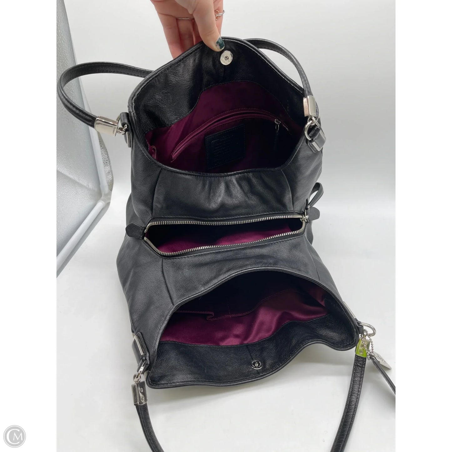 Handbag Designer By Coach, Size: Large