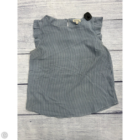 Top Short Sleeve By Monteau In Blue, Size: L