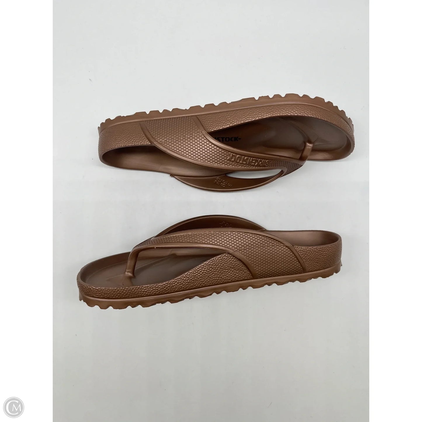 Sandals Flats By Birkenstock In Gold, Size: 8