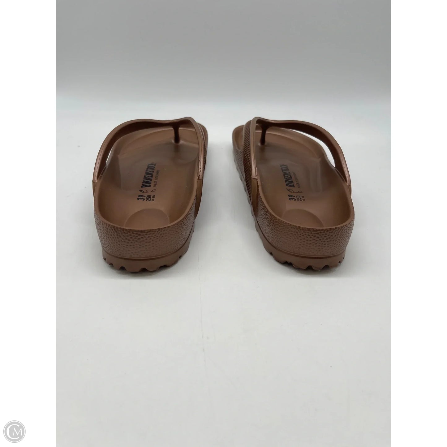 Sandals Flats By Birkenstock In Gold, Size: 8