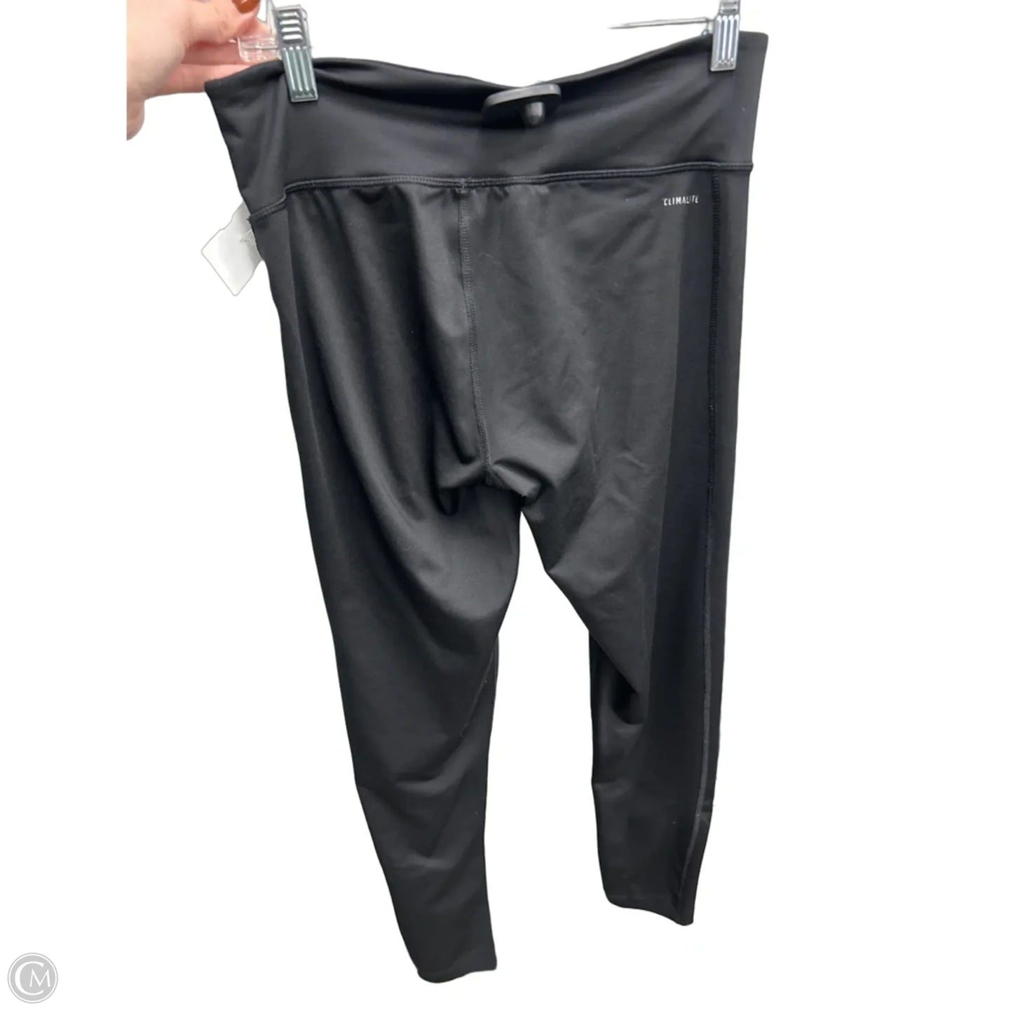Athletic Leggings By Adidas In Black, Size: M