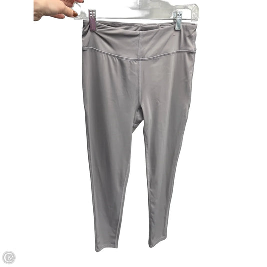 Athletic Leggings By Forever 21 In Grey, Size: L