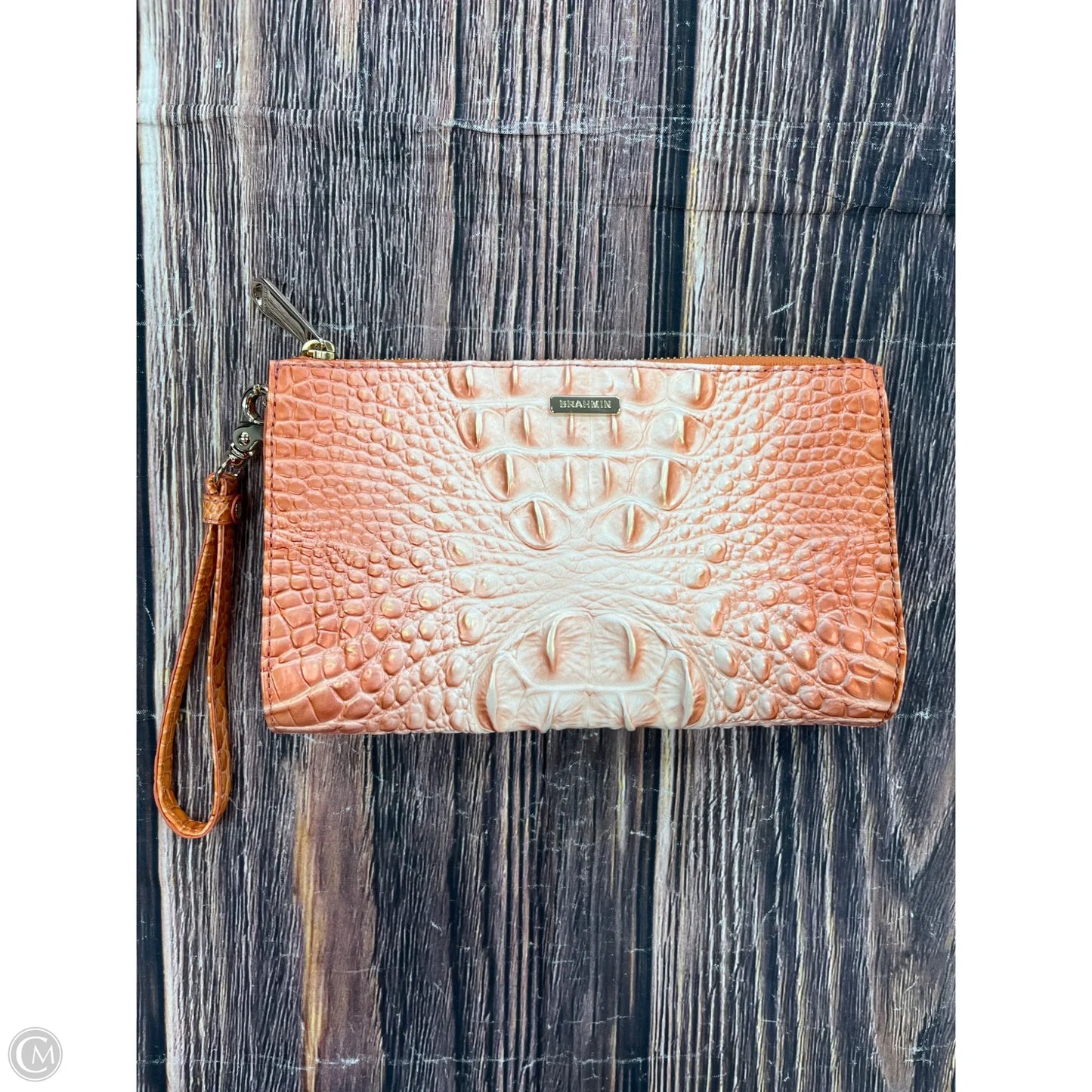 Wristlet Designer By Brahmin, Size: Large