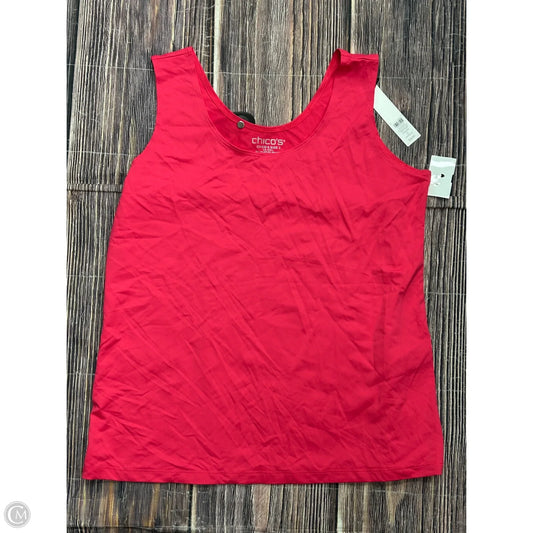 Tank Top By Chicos In Pink, Size: L