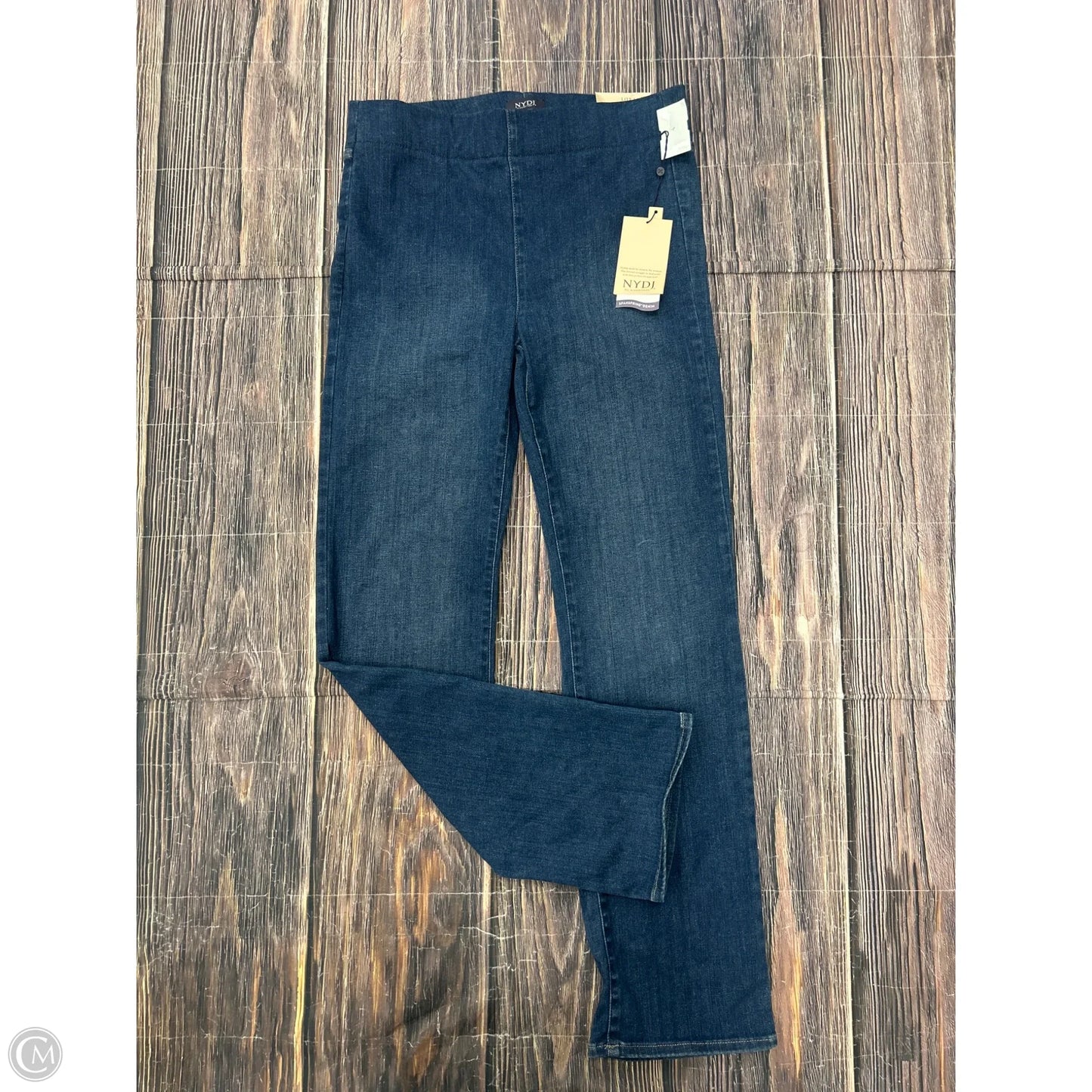 Jeans Straight By Not Your Daughters Jeans In Blue Denim, Size: 12