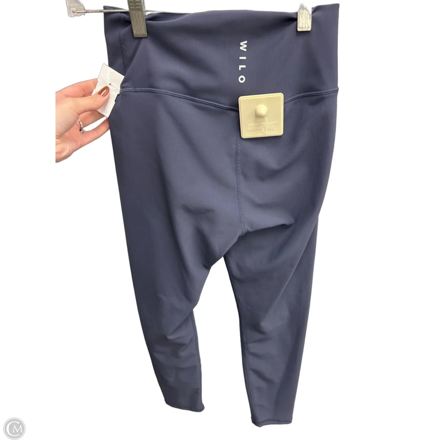 Athletic Leggings By Wilo In Blue, Size: M
