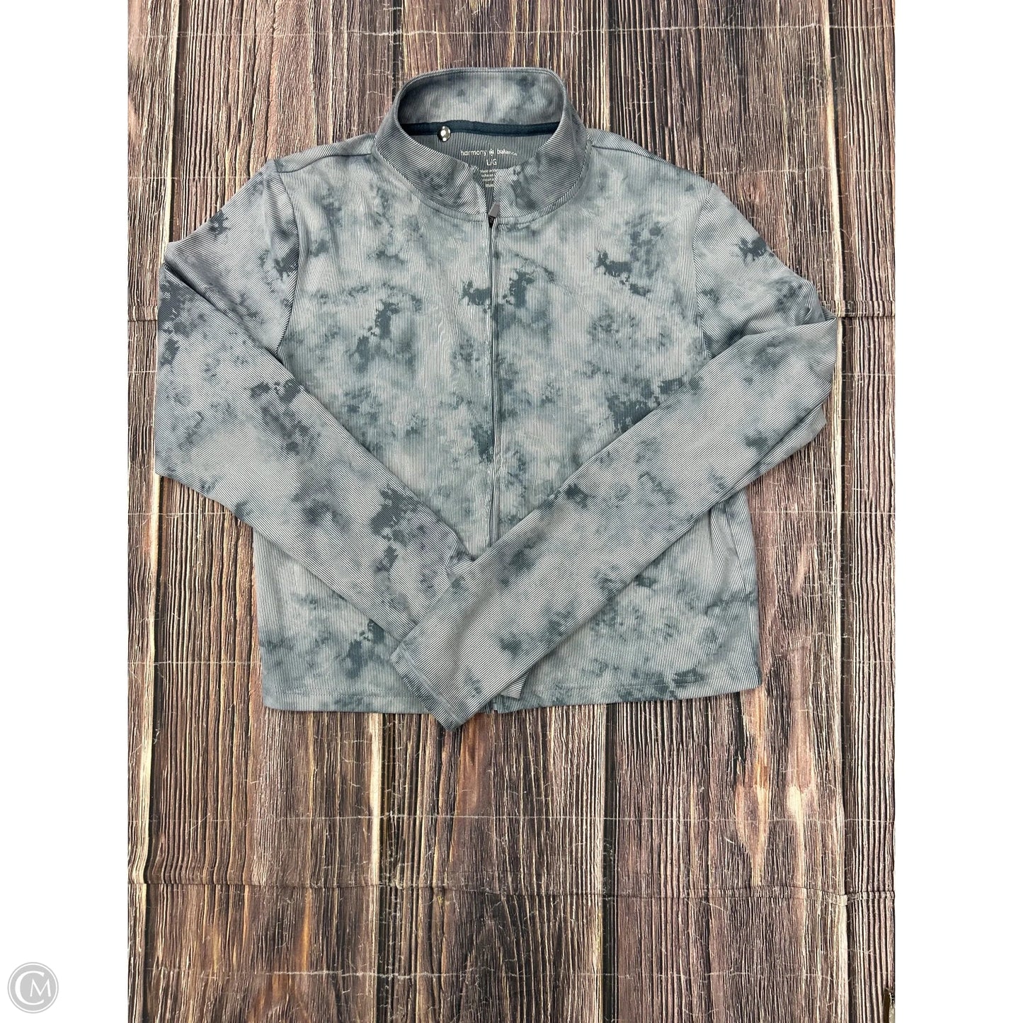 Athletic Jacket By Clothes Mentor In Blue, Size: L