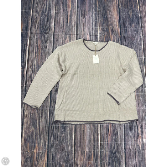 Sweater By Easel In Tan, Size: 2x