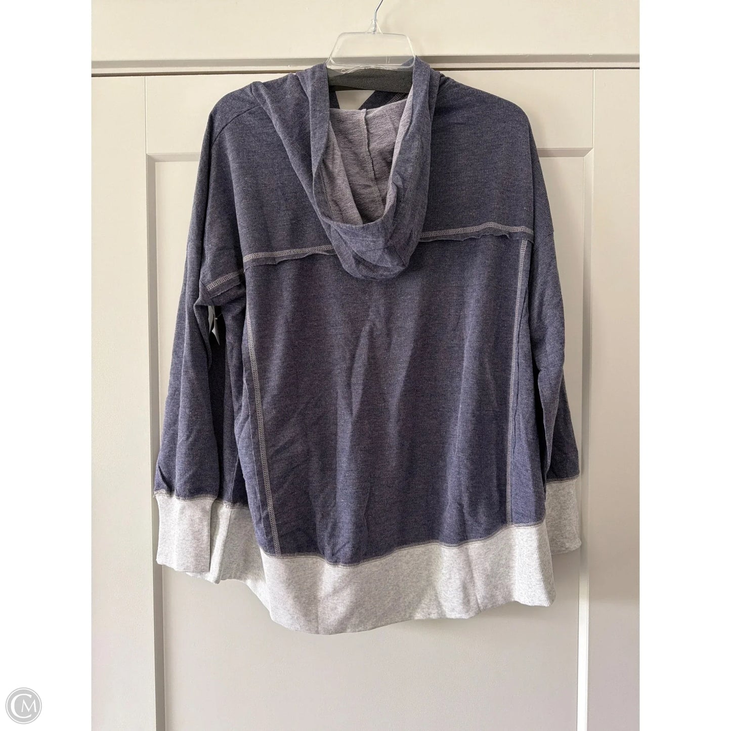 Top Long Sleeve By Mittoshop In Blue, Size: S