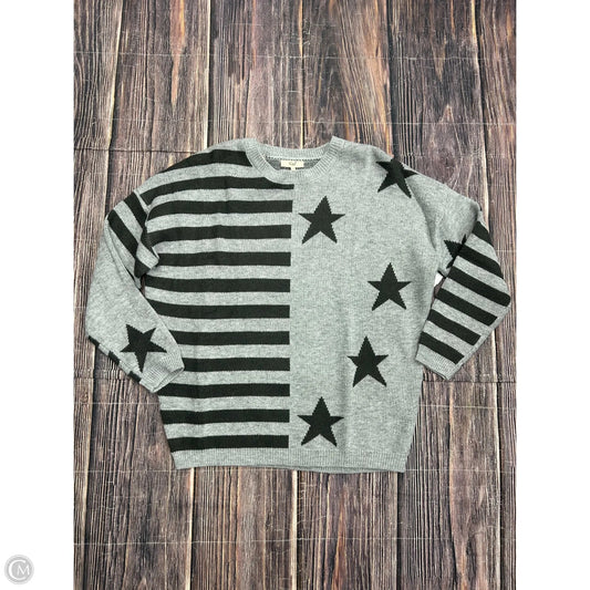 Sweater By Easel In Grey, Size: S