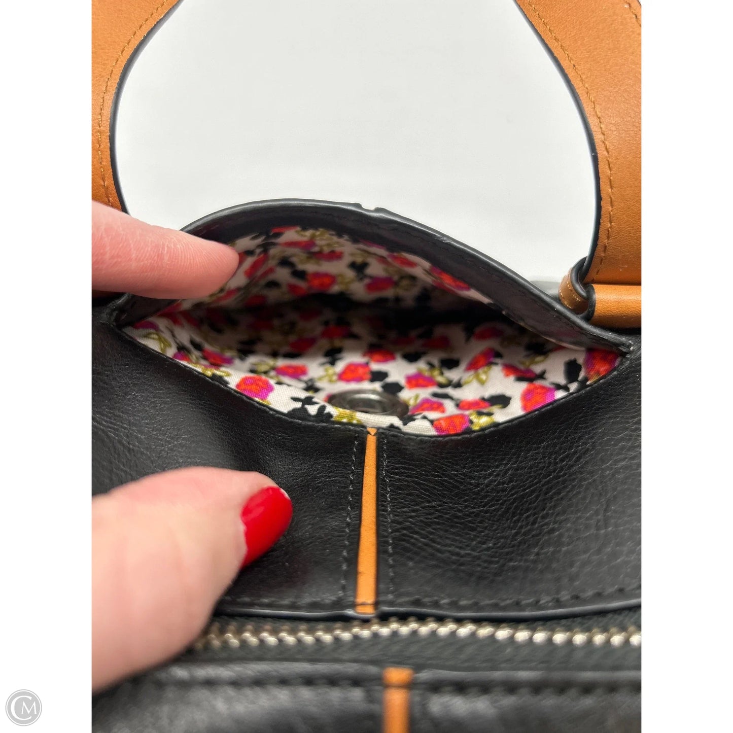 Crossbody Leather By Vera Bradley, Size: Medium