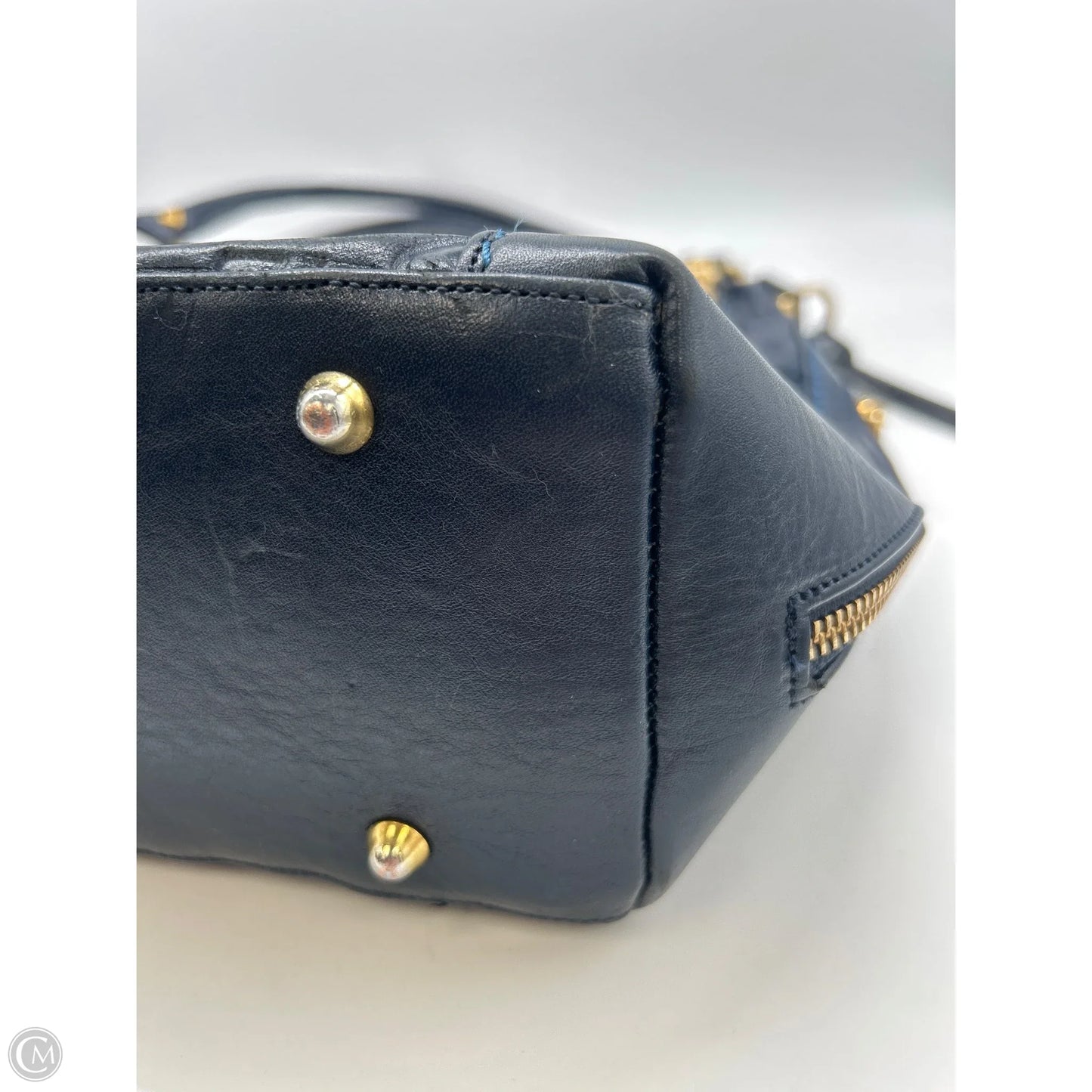 Handbag Leather By Marino Orlandi, Size: Large