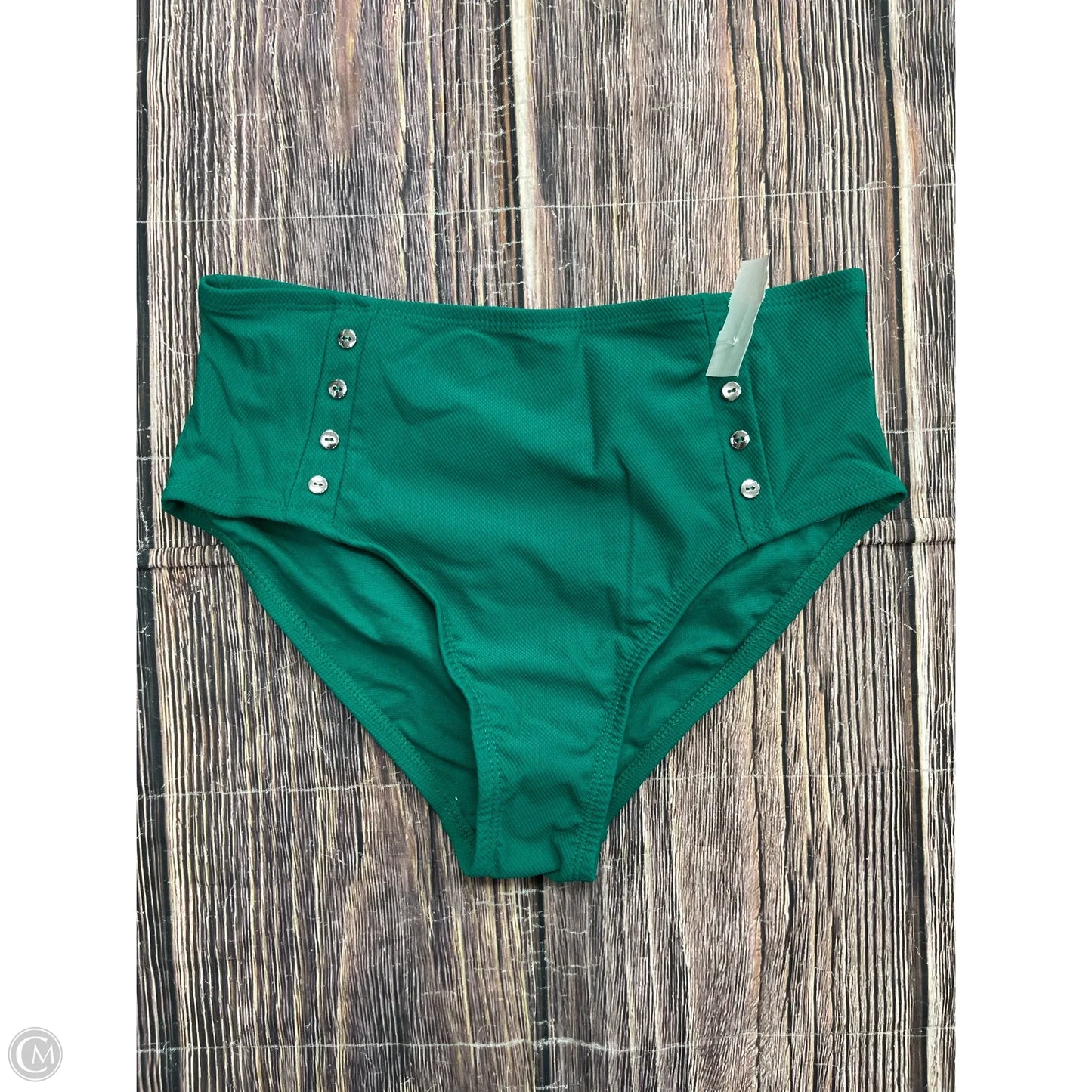 Swimsuit Bottom By Time And Tru In Green, Size: S