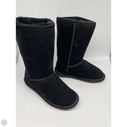 Boots Mid-calf Flats By Bearpaw In Black, Size: 8