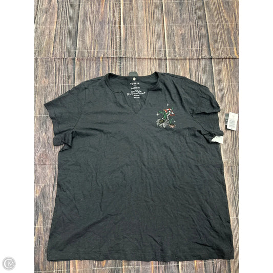 Top Short Sleeve By Torrid In Grey, Size: 3x