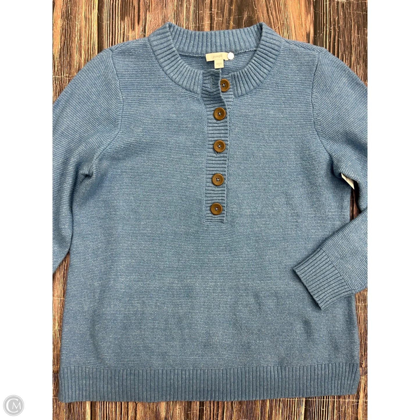 Sweater By Pure Jill In Blue, Size: S