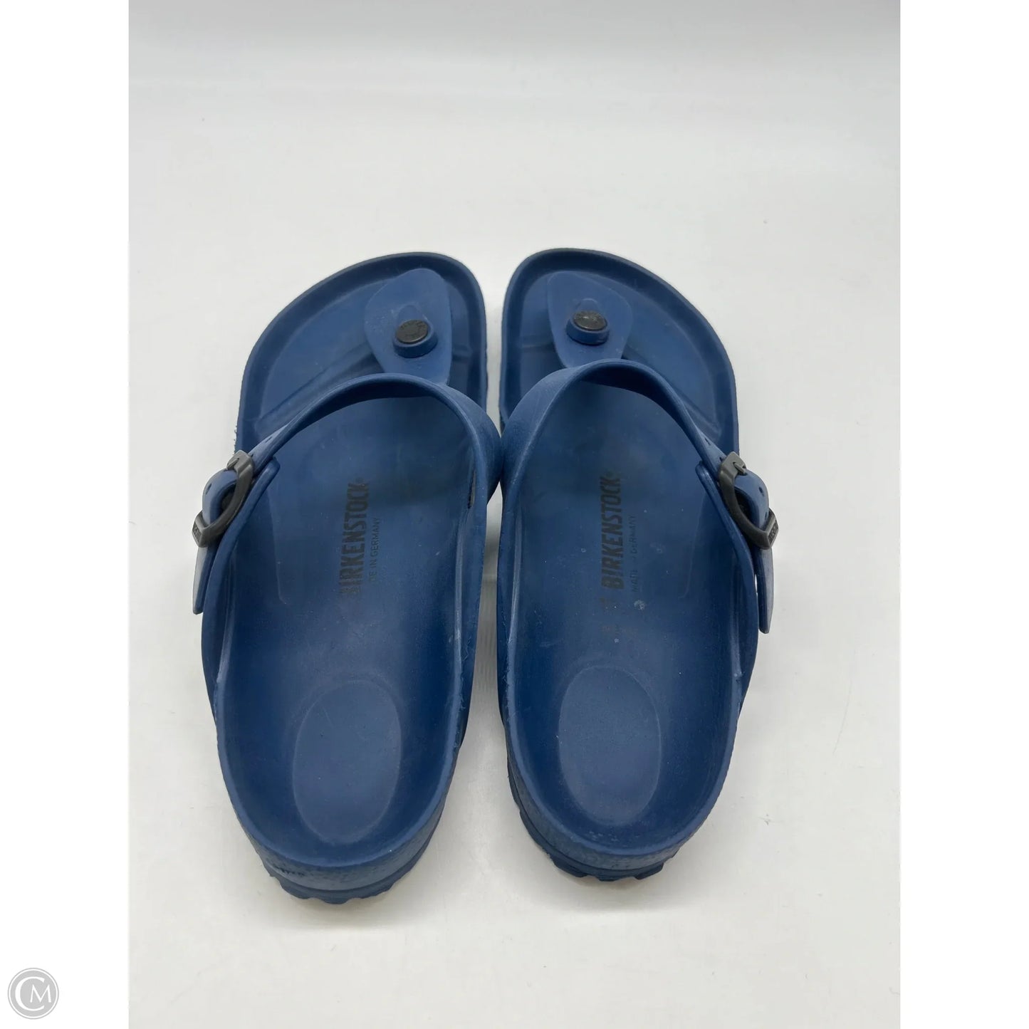 Sandals Flip Flops By Birkenstock In Blue, Size: 7