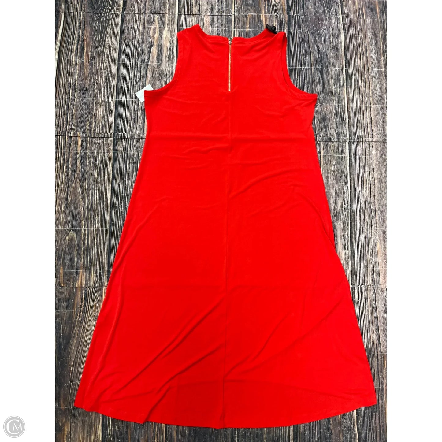 Dress Casual Maxi By Chicos In Orange, Size: 1x