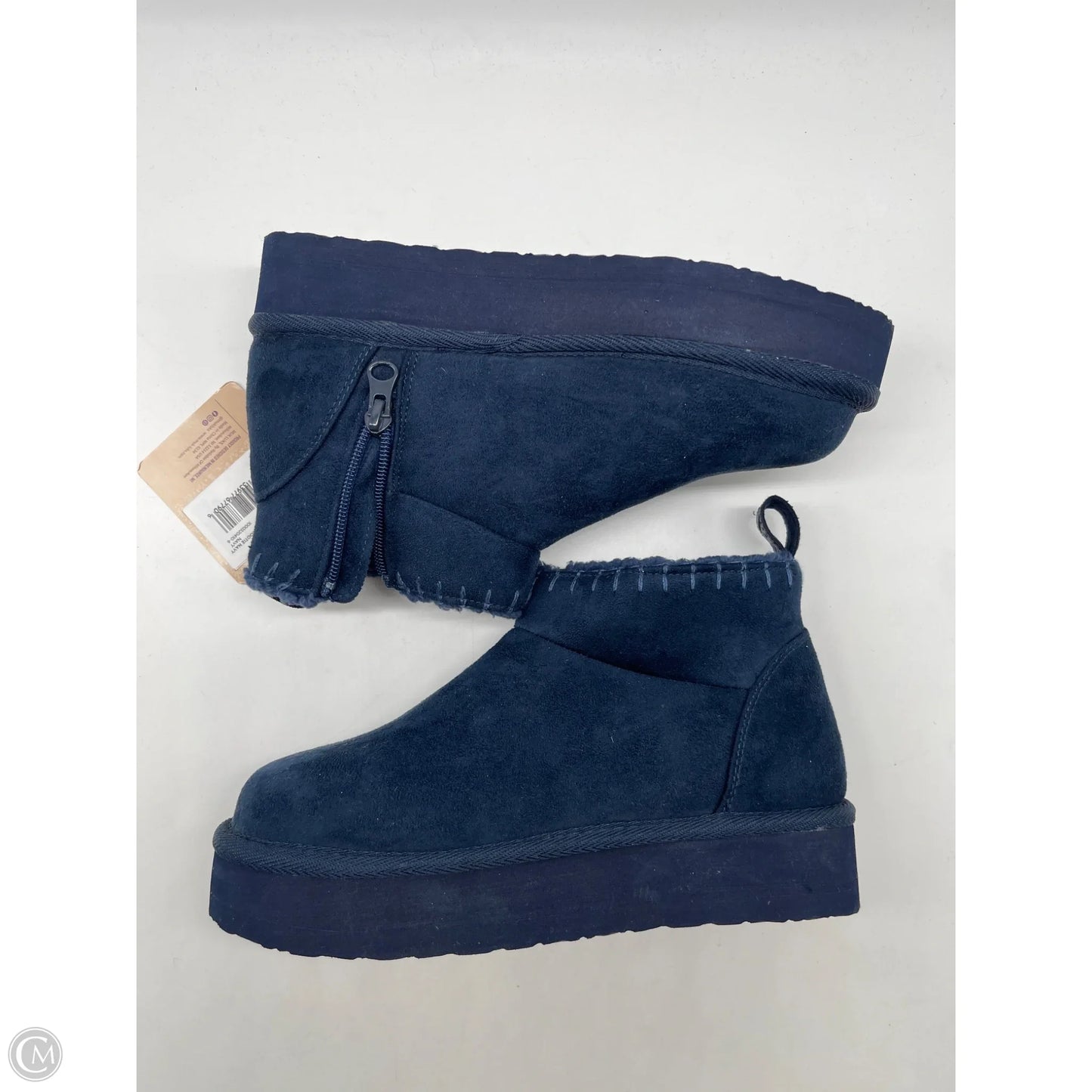 Boots Ankle Flats By Muk Luks In Navy, Size: 6
