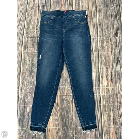 Jeans Jeggings By Spanx In Blue Denim, Size: L