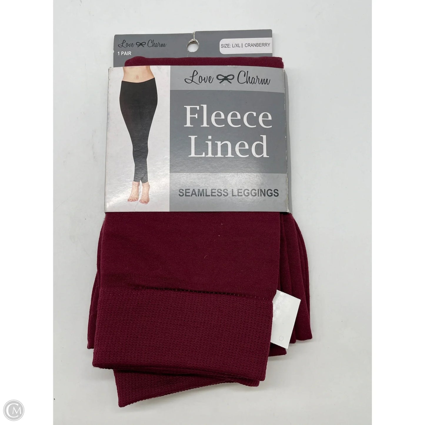 Pants Leggings By Clothes Mentor In Red, Size: L