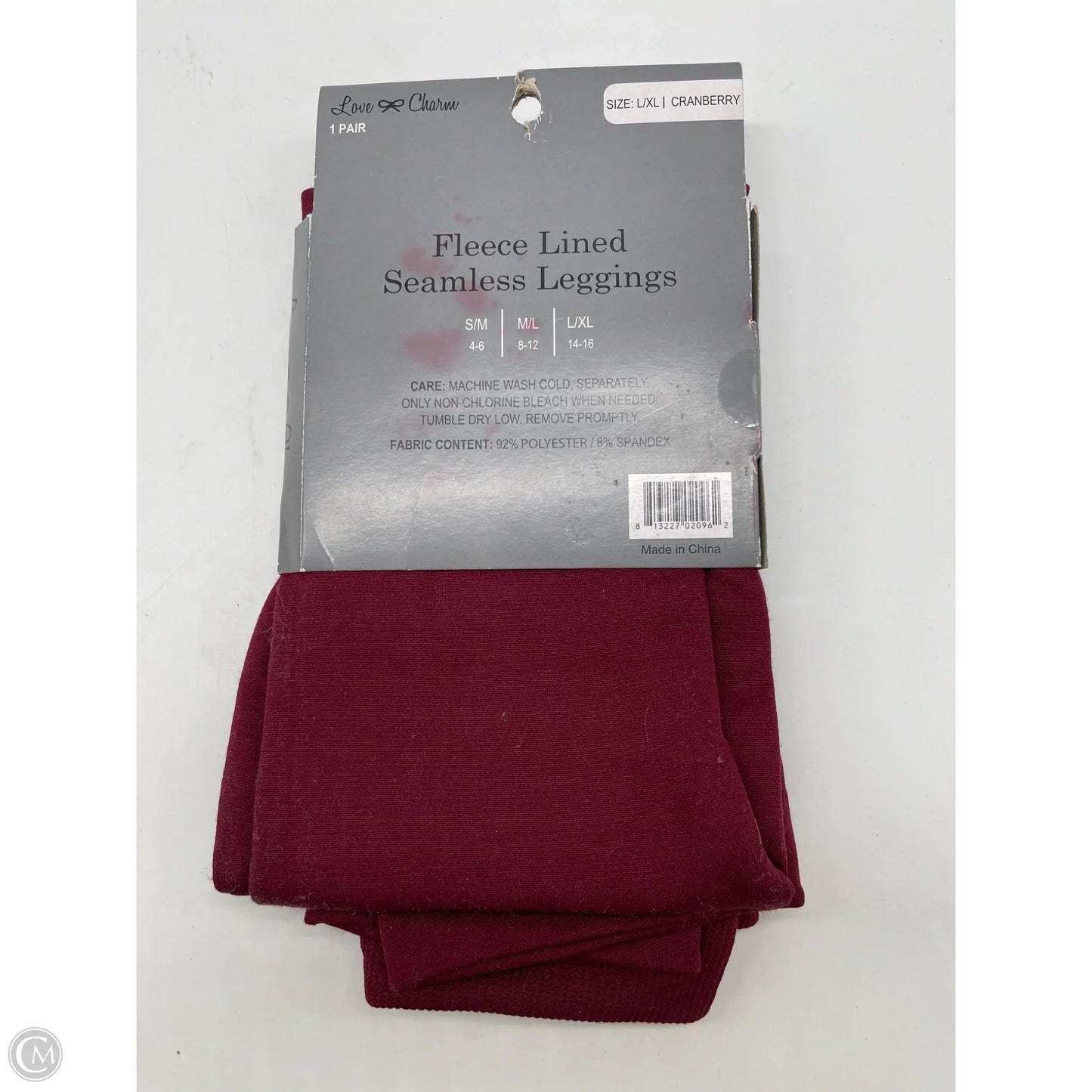 Pants Leggings By Clothes Mentor In Red, Size: L
