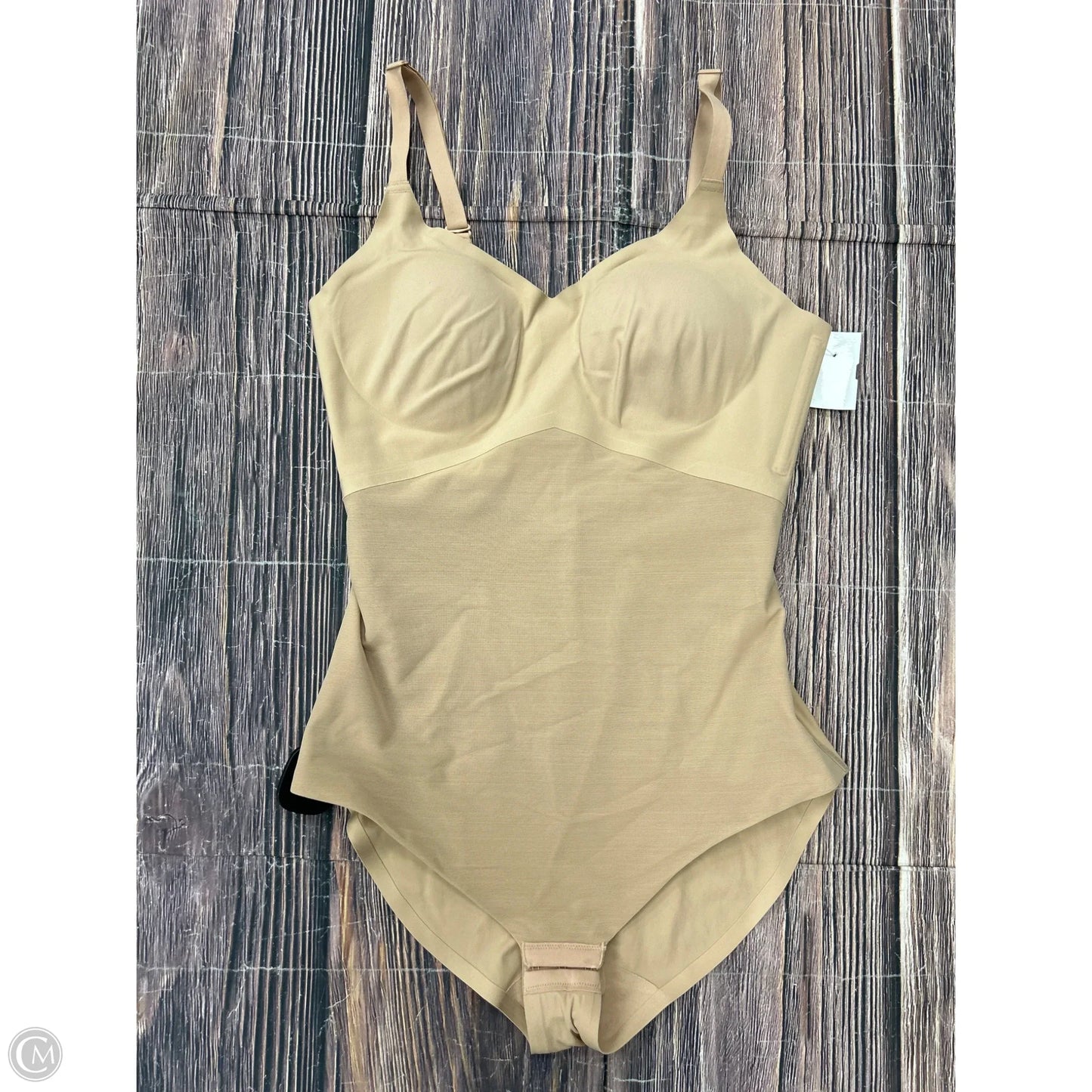 Bodysuit By Clothes Mentor In Tan, Size: M