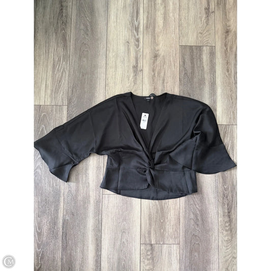 Top 3/4 Sleeve By Express In Black, Size: M