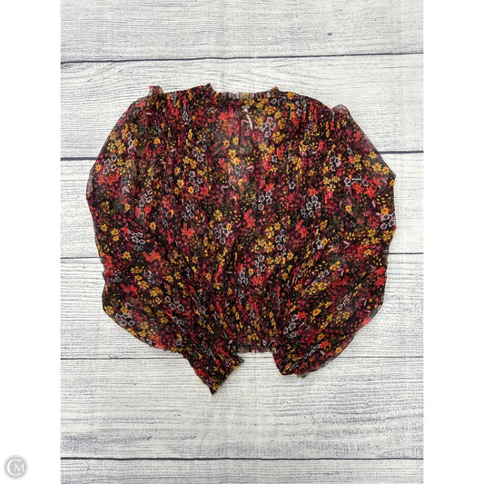 Top Long Sleeve By Free People In Red, Size: M