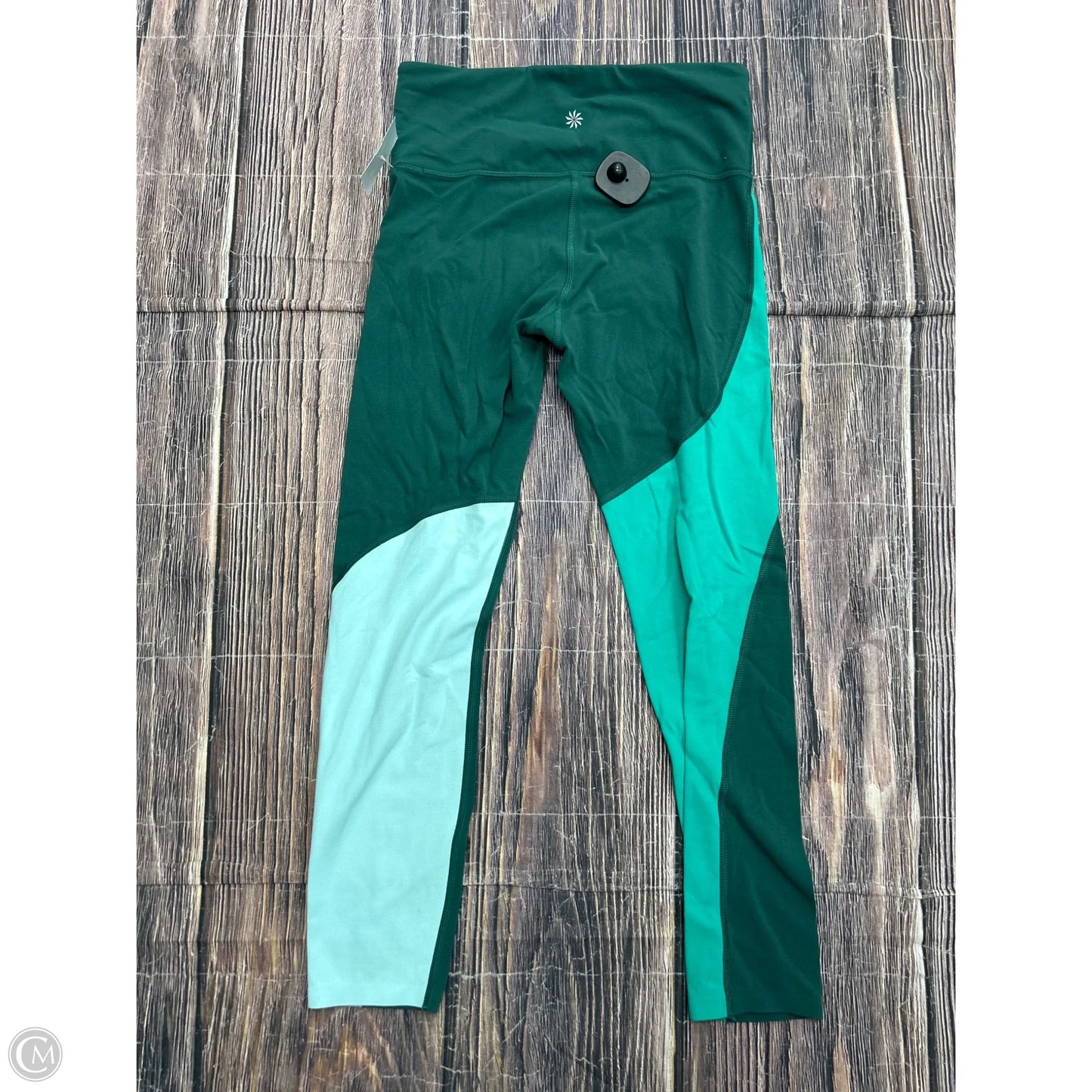 Athletic Leggings By Athleta In Green, Size: S