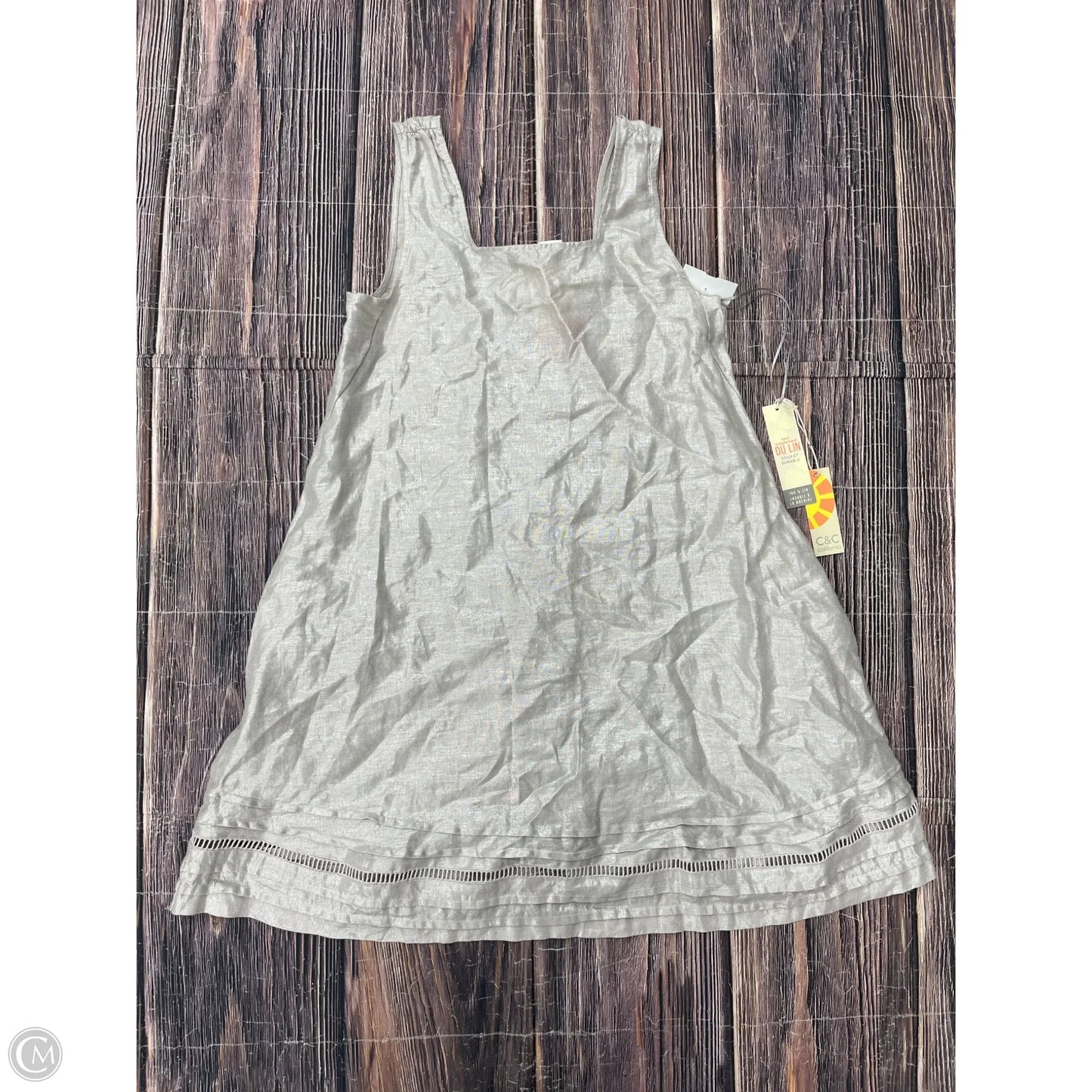 Dress Casual Short By C And C In Silver, Size: Xs