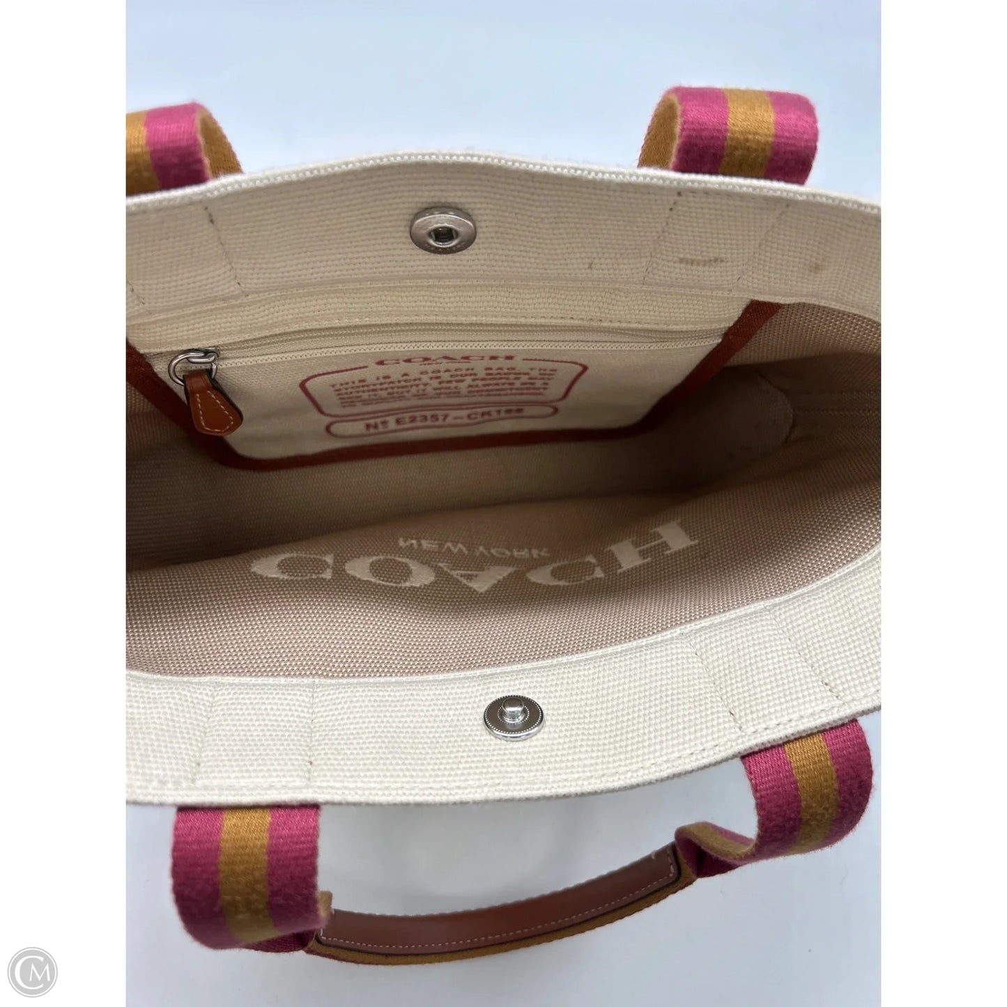 Tote Designer By Coach, Size: Small