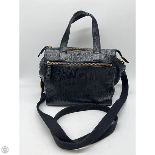 Crossbody Leather By Fossil, Size: Small