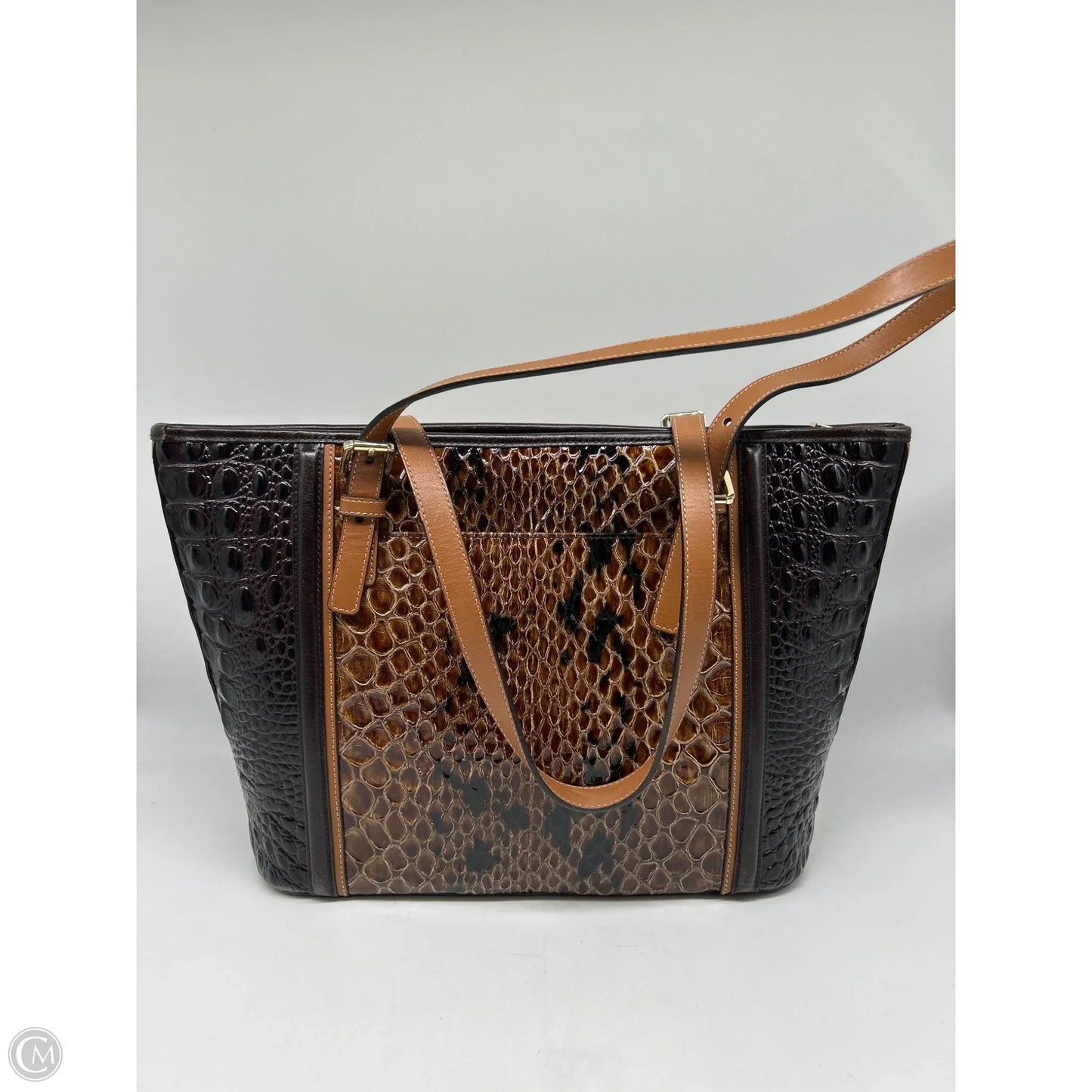 Handbag Designer By Brahmin, Size: Medium