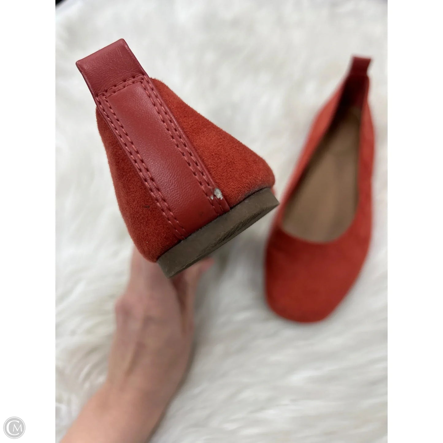 Shoes Flats By Universal Thread In Orange, Size: 6