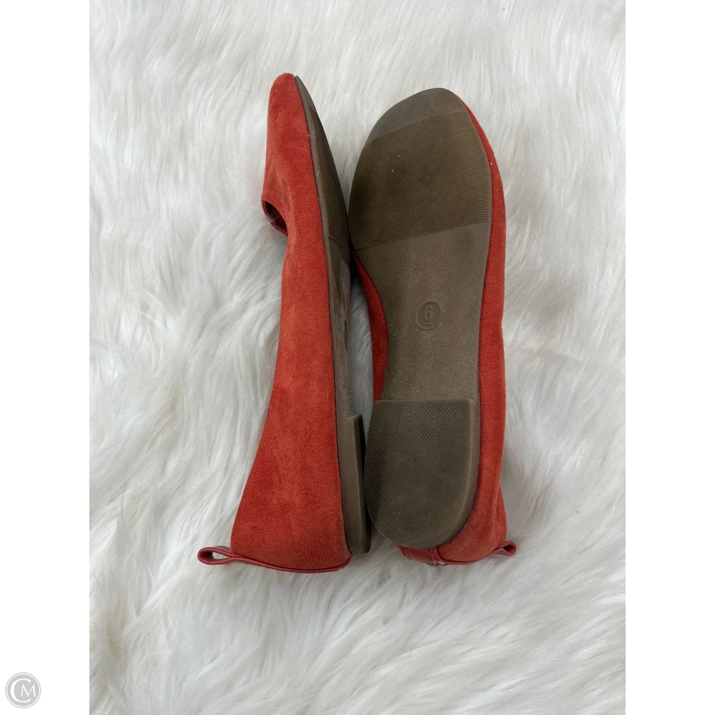 Shoes Flats By Universal Thread In Orange, Size: 6