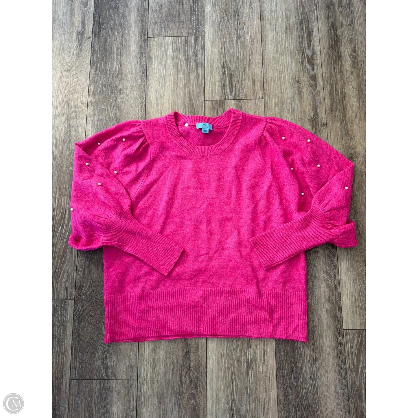 Sweater By Cece In Pink, Size: L