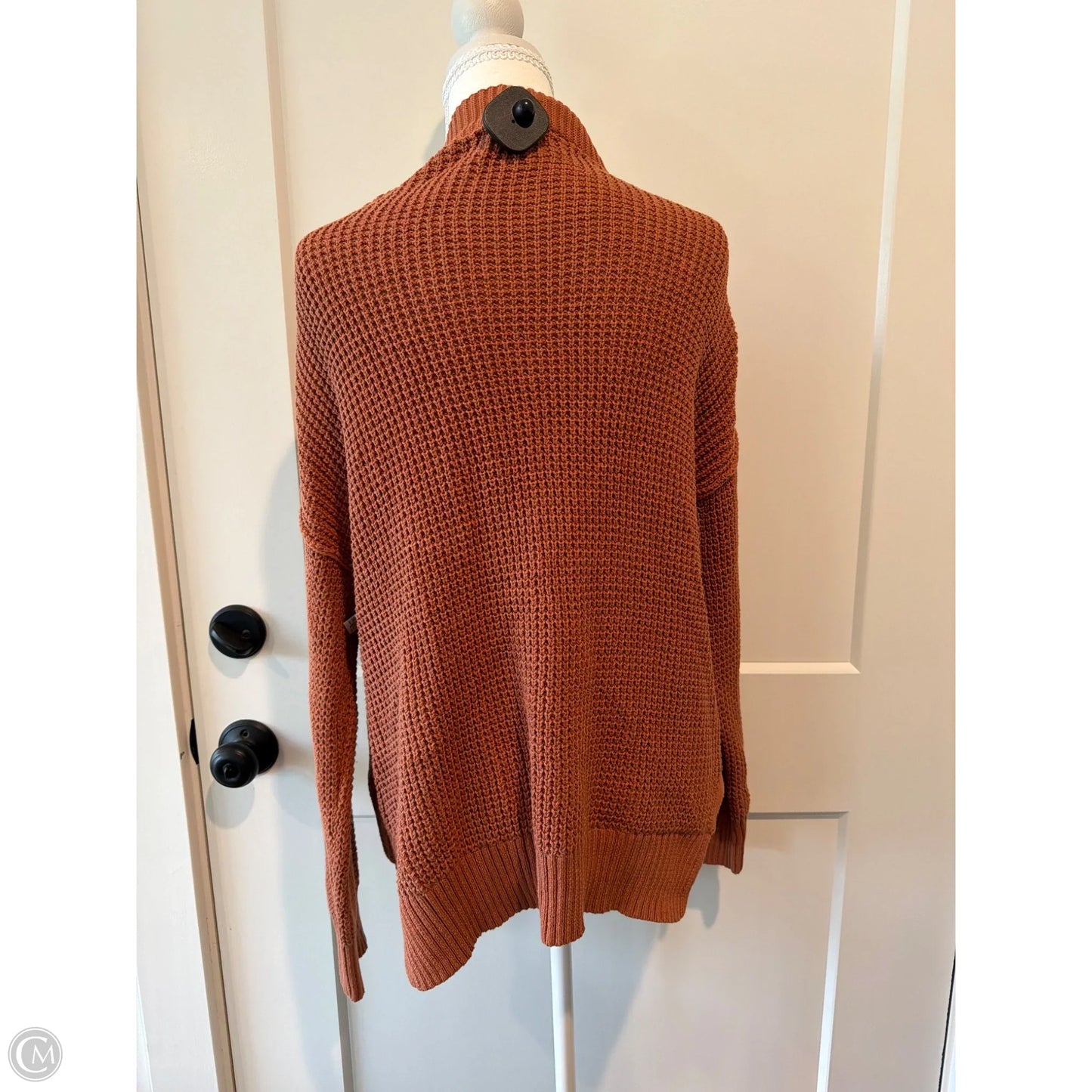 Sweater Cardigan By Universal Thread In Orange, Size: S