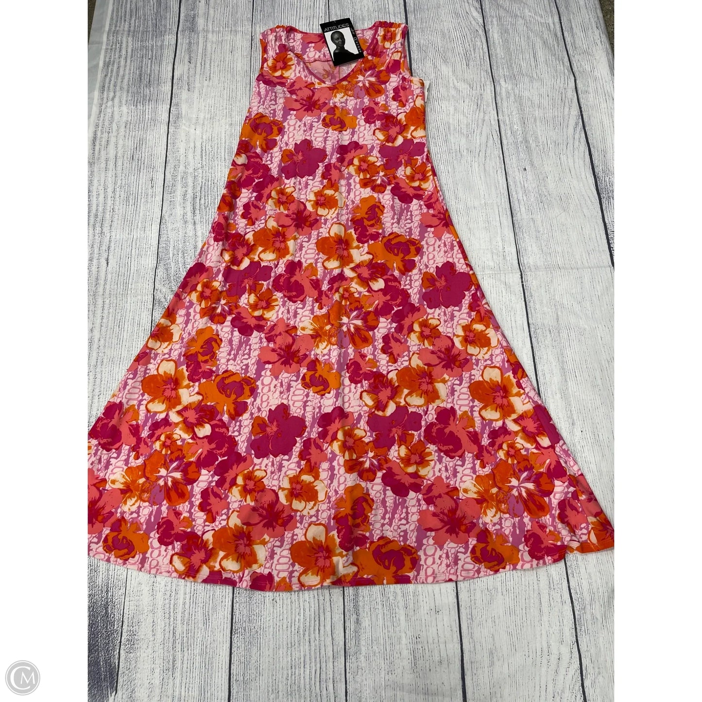 Dress Casual Maxi By Clothes Mentor In Orange, Size: Mp