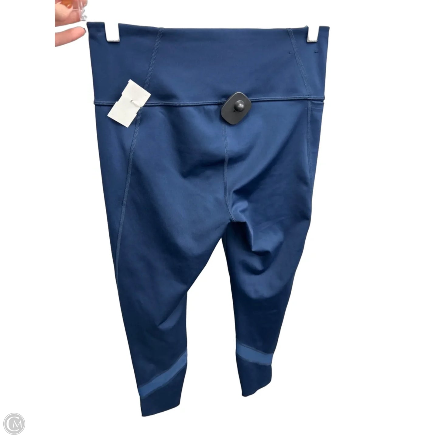 Athletic Leggings By Under Armour In Navy, Size: M