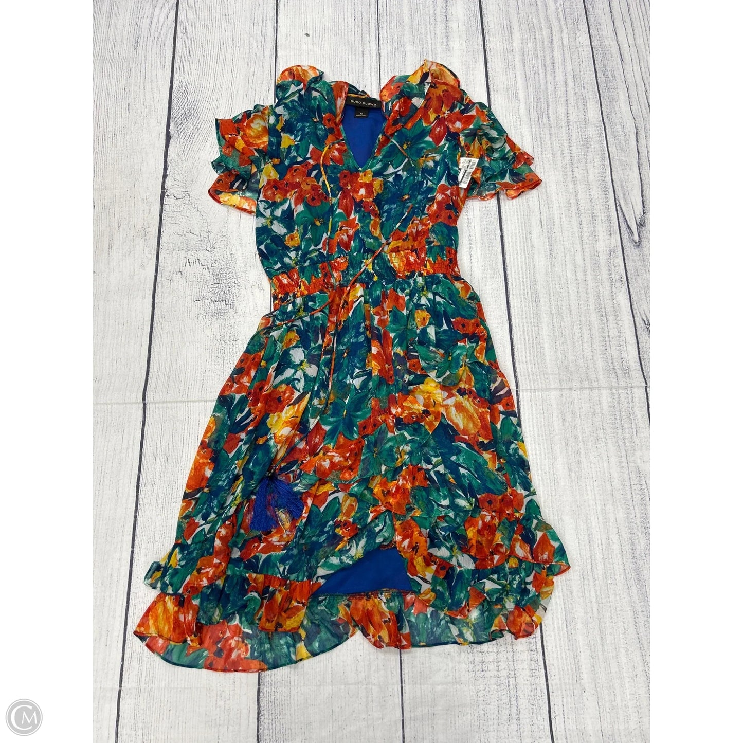 Dress Casual Short By Cmc In Floral Print, Size: Xs