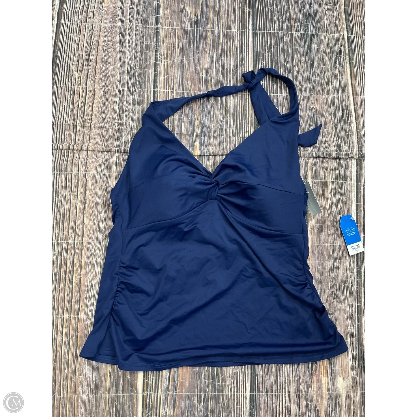 Swimsuit Top By Lands End In Blue, Size: 12