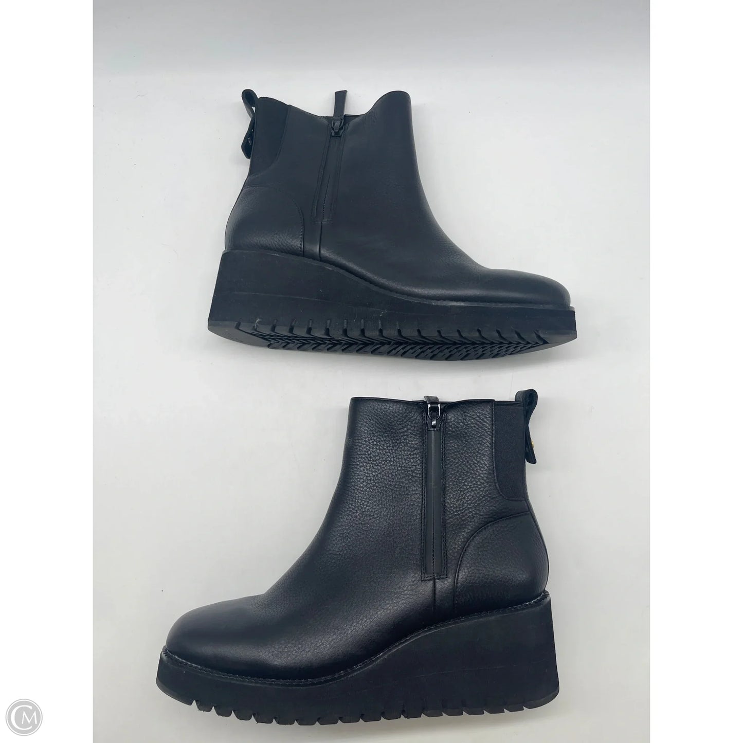Boots Ankle Heels By Cole-haan In Black, Size: 8.5